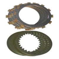 ☸✘ NEW High Quality Clutch (5pcs Friction Plates 4pcs Iron Disc) Clutch Set For SUZUKI GS125 EN125 GN125 GS 125 EN 125 GN 125