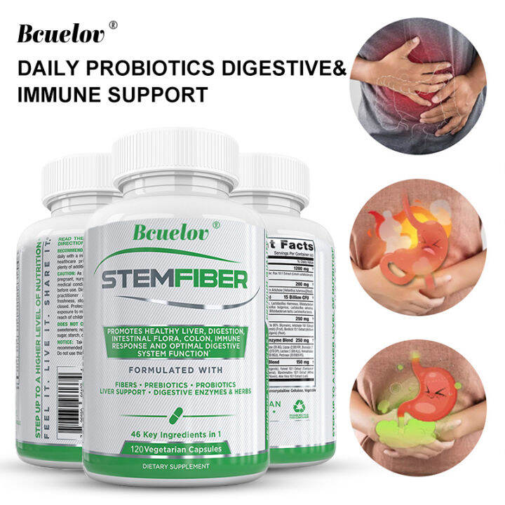Probiotics, Digestive Enzymes, Prebiotics & Liver Cleanse Detox Support