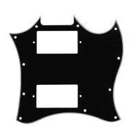 Pickguard Wajah Penuh Untuk Gibson SG G-310 Pelat Gores Untuk Ep Ep SG โมเดล Gitar Pelat Gores Hitam Hadiah Sakori PVC