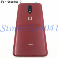 100 Original Glass Back Case For OnePlus 7 Battery Cover Back Rear Door 7 Housing Replacement Parts For Oneplus 7 Back housing