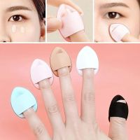 10/20 Pcs Mini Finger Cosmetic Puff Soft Foundation Powder Puffs Detail Makeup Sponge Face Concealer Cream Blending Makeup Tools