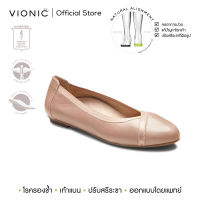 VIONIC รองเท้าคัทชู รุ่น CAROLL สี TAN รองเท้าผู้หญิง รองเท้าหนัง รองเท้าเพื่อสุขภาพ