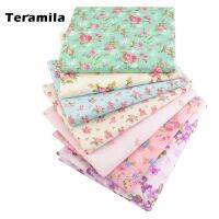 【YF】 Teramila Printed Cotton Fabrics by the for Sewing ShippingBedding SetsQuiltsPatchworkDress