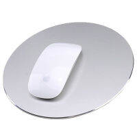 Round Metal Aluminum Alloy Mouse Pad Circle Ultra Thin Double Side Mouse Mat for Gaming and Office