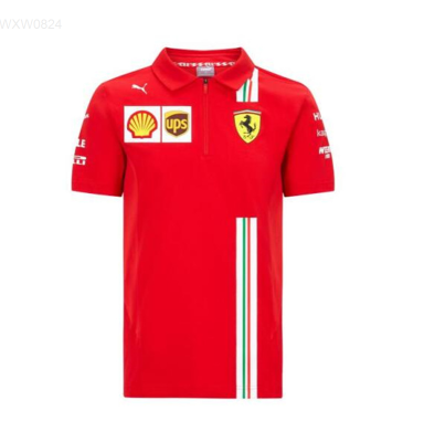 Fashion Summer 2023 New New F1 Ferrari Shirt Mens Racing Quick Dry Short Sleeve POLO Shirt，Size:XS-6XL Contact seller for personalized customization of name and logo high-quality