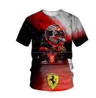 xzx180305  F1  Scuderia Ferrari2023 Signature 3D T-Shirt 27