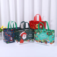 2023 New Holiday Gift Bags Christmas Gift Bags Cartoon Santa Bags Cute Holiday Handbags Non-woven Party Bags Hot Pressing Party Supplies Wholesale Christmas Supplies Santa Claus Printing Bags Elk And Snowman Party Handbags 2023 New Holiday Gift