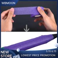 WBMOON เทปพันด้ามจับไม้เทนนิส,ห่อหุ้มเบาะผ้าพันด้ามจับแบดมินตันทำจาก PU