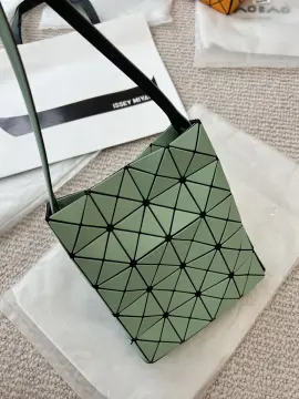 Mini Argyle Pattern Box Bag