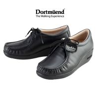 JS908 Black Dortmuend ProSeries รองเท้าสุขภาพ รองเท้าหมอและพยาบาล สำหรับเดินนาน-ยืนนาน