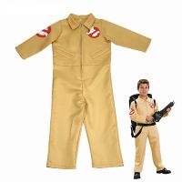 【Lao Zhang Fashion Cosplay】ธีมภาพยนตร์ Ghostbuster คอสเพลย์เด็กฮาโลวีนเครื่องแต่งกายที่เหมาะสม3 9ปีเด็ก Jumpsuit เสื้อผ้าสำหรับหนุ่มๆสาวๆ