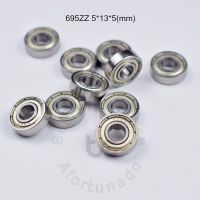 Bearing 10 Pieces 695ZZ W5 5x13x5(mm) free shipping chrome steel 639/5ZZ Metal Sealed High speed Mechanical equipment parts