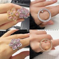 【CC】 Trend Womens Wedding Engagement Fashion Jewelry Adjustable Metal