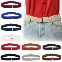 【CW】 Stretch All match Flat Buckle Waistband Elastic Band Ladies Cummerbund Adjustable Thin Waist