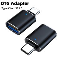 OTG Adaptor Tipe C Ke USB3.0 Extender USB A Ke USB C Adaptor Perempuan Ke Laki-laki Konverter untuk Transfer Data Ponsel Laptop