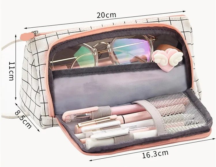 72/120/150 Holes Pencil Case Pencils Storage Bag Large Capacity