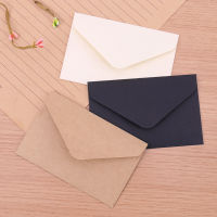 MEIIAN Black Invitation Blank Classical White Mini Kraft Paper Invitation Envelope For Letter Paper Envelopes Gift Envelope