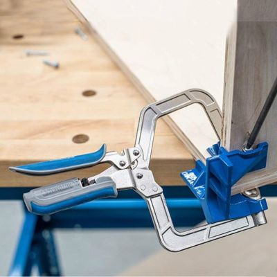 ✘ New Auto-adjustable 90 Degree Right Angle Woodworking Clamp Quick Clamp Pliers Picture Frame Corner Clip Hand Tool T-Clamp