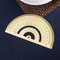 【cw】 0 180 Metal Protractor Office School Measuring Math Geography Design Student Exam