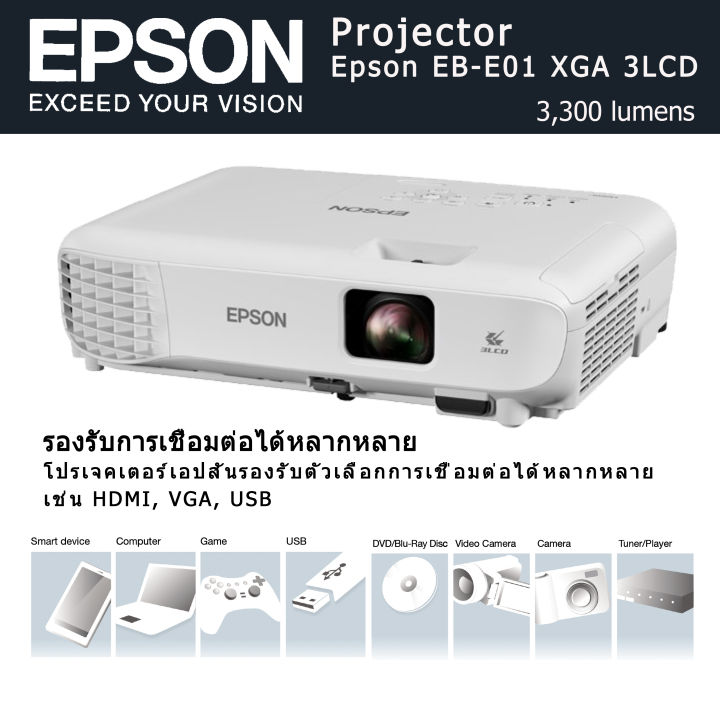 epson-eb-e01-xga-3lcd-projector-ยกระดับประสบการณ์การเรียนรู้ให้น่าจดจำขึ้น