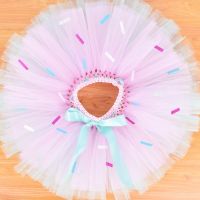 Candy Donut Baby Girls Tutu skirt Baby Birthday Party Costume Kids Dance Skirt Infant Toddler Tulle Skirt Newborn-5T 6T Dresses