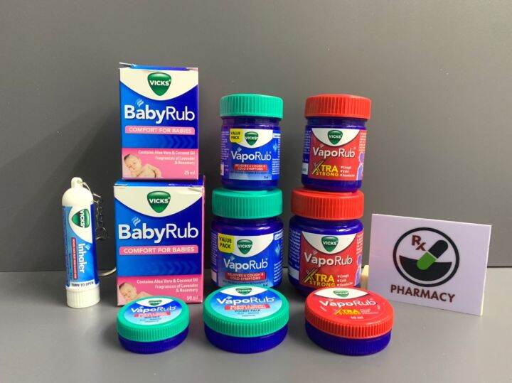 VICKS VAPORUB BABYRUB INHALER 5ml/10ml/20ml/50ml Vapo Rub Inhaler babybalsam baby rub Vick xtra