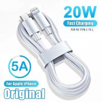 yqcx001 sell well - / PD 20W Original Lightning Cable For iPhone 14 13 12 11 Pro Max Fast Charging Charger Wire Cord 8 Plus XS XR SE USB Type C Cable