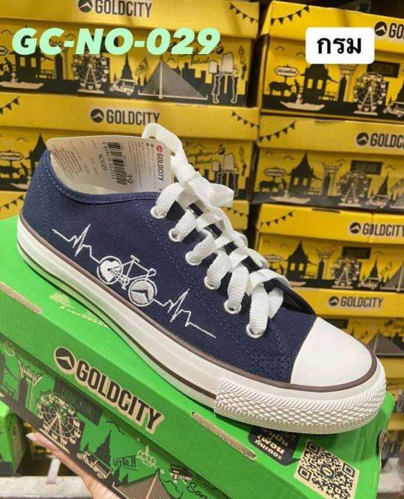 รองเท้าผ้าใบโกลซิตี้-goldcity-สินค้าขายดี-รุ่น-no-029-พร้อมกล่อง-size-39-45