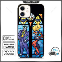 Joker And Harley Quinn Art Phone Case for iPhone 14 Pro Max / iPhone 13 Pro Max / iPhone 12 Pro Max / XS Max / Samsung Galaxy Note 10 Plus / S22 Ultra / S21 Plus Anti-fall Protective Case Cover