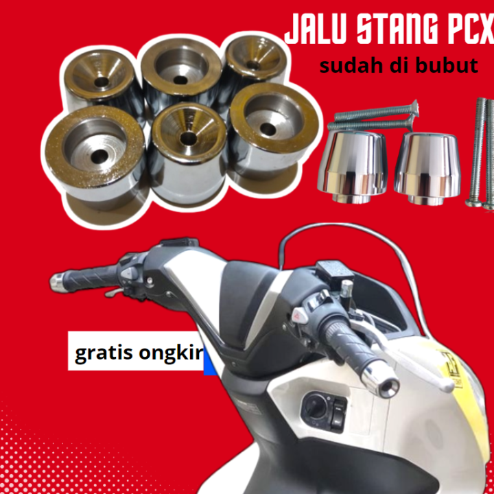 Jalu Stang Pcx Jalu Bandul Stang Bubut Setir Balancer Stabilizer Handle