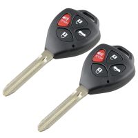 ✶✠ 2 x Remote Car Key Fob Shell Case for 2007 2008 2009 2010 2011 Toyota Camry Rav4