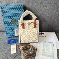2023 tory burchˉspring new music bag mini light gum printing Tote bag womens bag high quality single shoulder messenger bag small square bag open