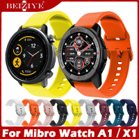 ซิลิโคน สายนาฬิกา For Mibro watch A1 สาย smart watch band Mibro watch X1 สาย ซิลิโคน band สายนาฬิกาข้อมือสำหรับ Sport Bracelet Replacement watchband Accessories