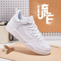 Hongxing Erke 【 Flowing White 】 Male Skate Shoes Wear-Resistant Non-Slip Sneakers Portable All-Match White Shoes Comfortable and Breathable