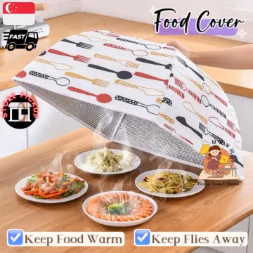 1pc Breathable And Foldable Food Cover For Microwave, Keeping Food Fresh,  Warm And Heated