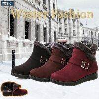 CODai424839 Women Autumn And Winter Handmade Wool Boots Keep Warm Waterproof Ankle Boots