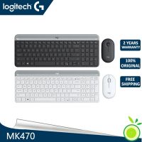 ☞☃ คีย์บอร์ดและเมาส์ไร้สาย LOGITECH MK470 SLIM WIRELESS COMBO อังกฤษ Warranty 2 - y