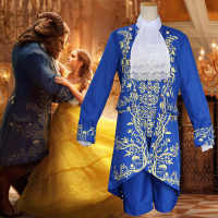 CP59 ชุดเจ้าชาย ชุดเจ้าชายอสูร จาก Dress for Prince Suit Beauty and the beast Disney Costume Party Movie Cosplay Fancy Outfit