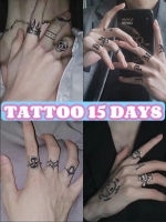 [พร้อมส่ง] TATTOO 15 DAYS ติดได้นาน 15 วัน ลายเท่ๆ  ติดได้เหมือนรอยสักจริง ติดแรกๆจะไม่เห็นไม่ชัด ต้องให้เวลาผ่านไป 24-48 ชม. ลายจะชัดเจน"