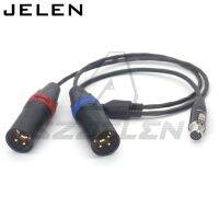 ‘；【-【 TA5F To Double XLR 3Pin Male  For Zaxcom Qrx200 Audio Cable