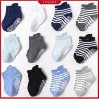 6Pairs/set Cotton Baby Socks Non-slip Floor 10-16cm Foot Length for 0-5 Years Children Kids Boy