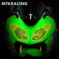 MTKRACING สำหรับ KAWASAKI ZX-6R 2017 Versys 650 2015-2016 ZX-300R 2013-2016ฝาครอบที่ป้องกันไฟหน้าเลนส์ SSreen