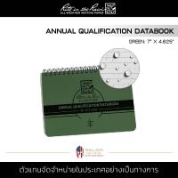 Rite In The Rain - ANNUAL QUALIFICATION DATABOOK NOTEBOOK สมุดโน๊ต Data สถิติ สมุดบันทึก เกี่ยวกับการฝึก ขนาด 4.6 x 7