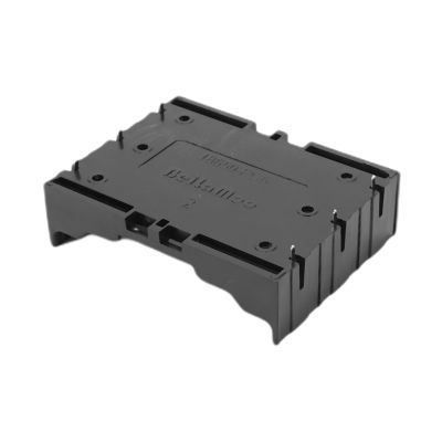15 Pcs Black Plastic 3 x 3.7V 18650 Batteries 6 Pin Battery Holder Case