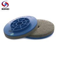 RIJILEI 4 5 6 inch Snail lock diamond edge polishing pads for polishing stone Nylon Sponge Edge Chamfering grinding disc