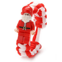 Buzz Building Block สร้อยข้อมือคริสต์มาส Super HERO Santa claus ของเล่นกำไลข้อมือเด็ก bricking สร้อยข้อมือ paracord สร้อยข้อมือของขวัญ Jewel แถว