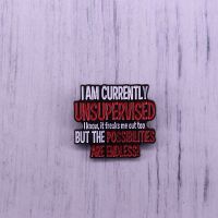 【DT】hot！ I am currently unsupervised know but the possibilities are endless cartoon funny pin New Big Pin