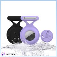 JXFTKM เข็มกลัดซ่อนพิน เคสติดตามตัว ป้องกันรอยขีดข่วน ซิลิโคนทำจากซิลิโคน เคสป้องกันรอย แฟชั่นสำหรับผู้หญิง กันน้ำกันน้ำได้ กล่องใส่ของ สำหรับ แอร์แท็ก เด็กๆเด็กๆ