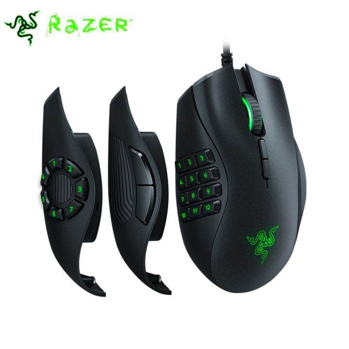 Razer Naga Trinity Gaming Mouse Wired Mice 16,000 DPI Optical Sensor