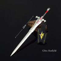 Final Fantasy Weapon Rosfield Slime 22Cm Alloy Metal Game อุปกรณ์ต่อพ่วง Samurai Weapon Model Gifts ของเล่นสำหรับเด็กผู้ชาย